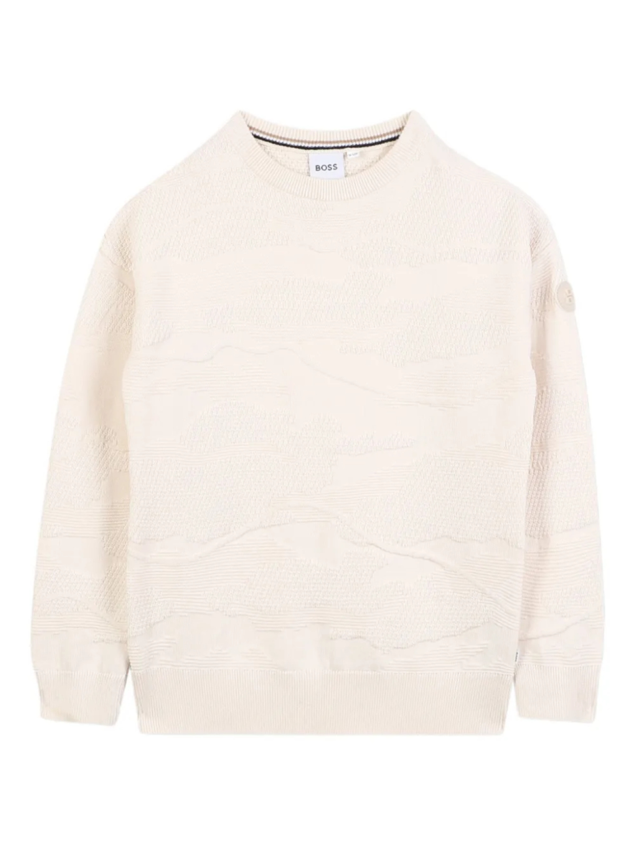 Свитер с круглым вырезом BOSS Kidswear, нейтральный
Свитер с круглым вырезом BOSS Kidswear, нейтральный