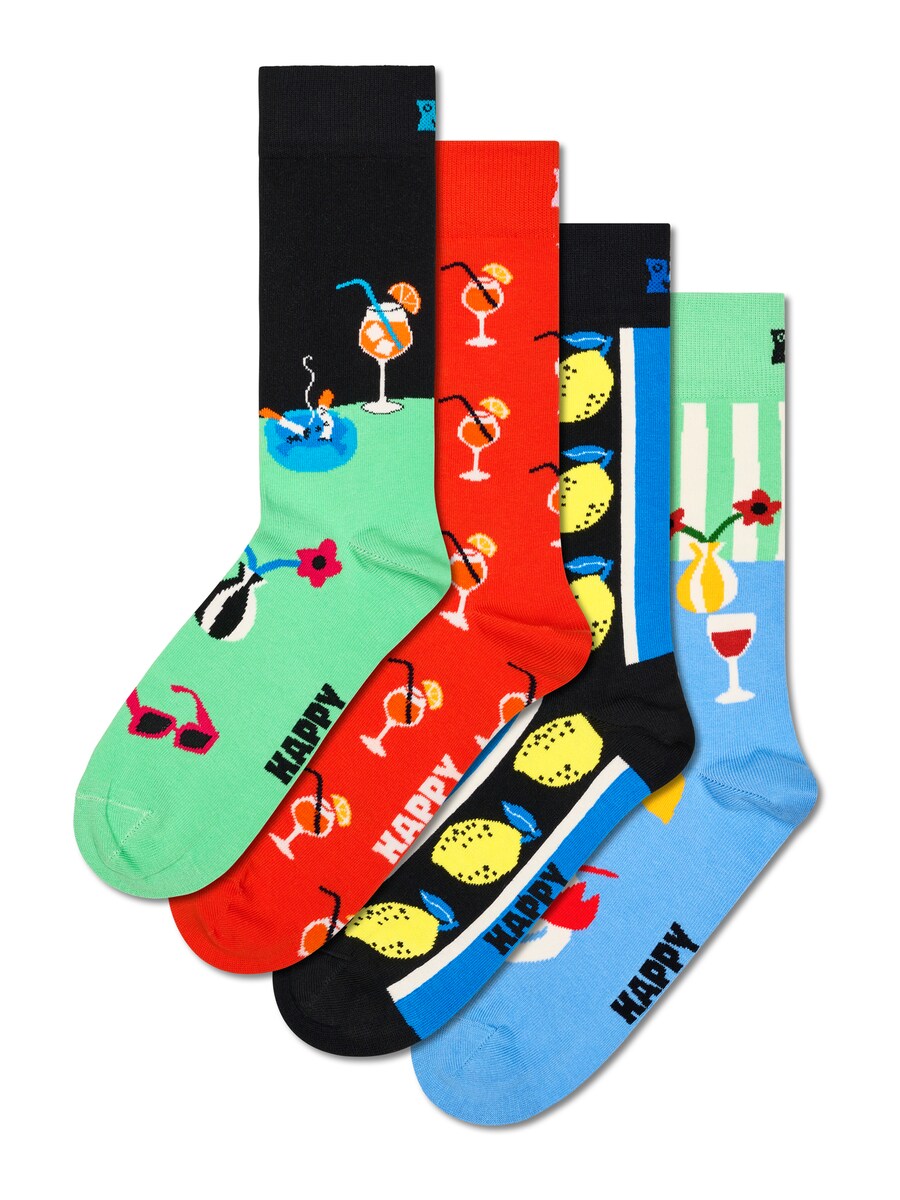 Носки Happy Socks Fancy Dinner, цвет Azure/Grass green/Blood red/Black
Носки Happy Socks Fancy Dinner, цвет Azure/Grass green/Blood red/Black