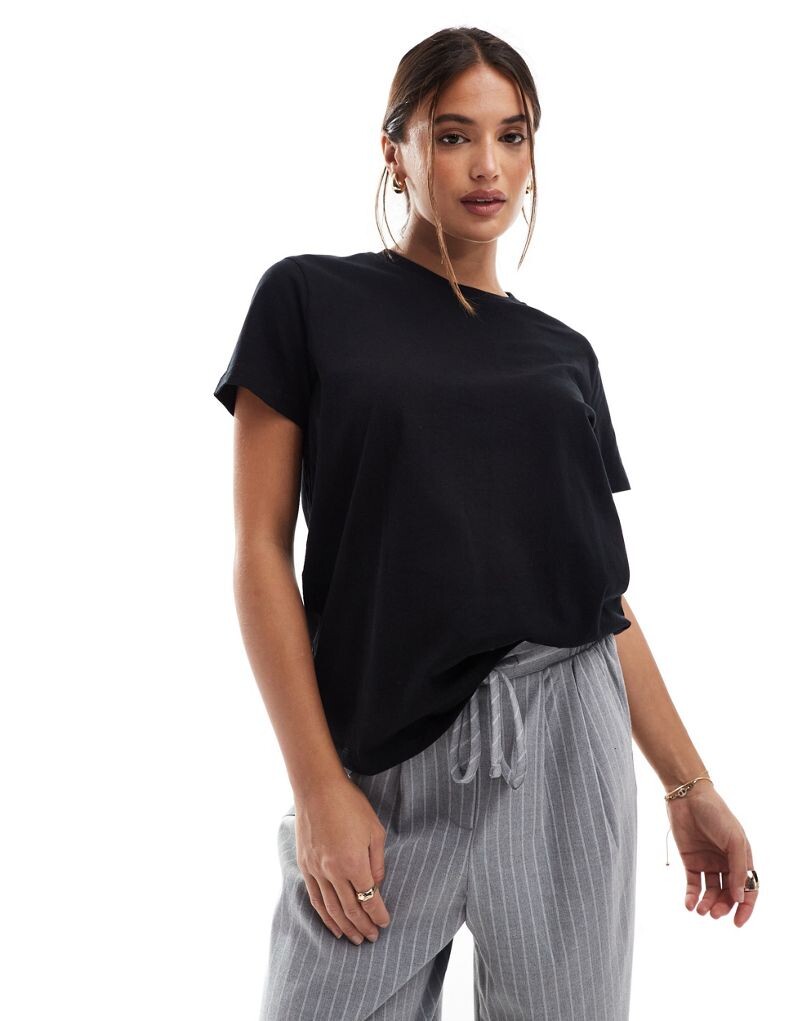 Футболка с круглым вырезом ASOS DESIGN Ultimate из смесового хлопка черного цвета - ЧЕРНАЯ
Футболка с круглым вырезом ASOS DESIGN Ultimate из смесового хлопка черного цвета - ЧЕРНАЯ