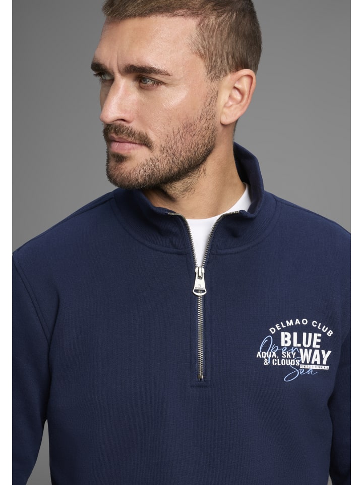 Темно-синяя толстовка Delmao
Темно-синяя толстовка Delmao