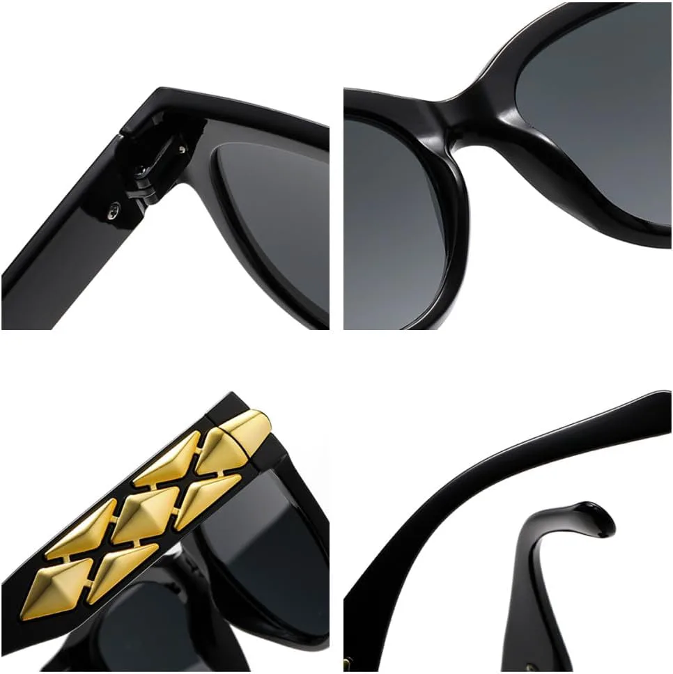 Винтажные овальные солнцезащитные очки для женщин, модные ретро-очки, стильные и роскошные солнцезащитные очки с защитой от УФ-излучения UV400 LVTFCO, Black
Винтажные овальные солнцезащитные очки для женщин, модные ретро-очки, стильные и роскошные солнцезащитные очки с защитой от УФ-излучения UV400 LVTFCO, Black