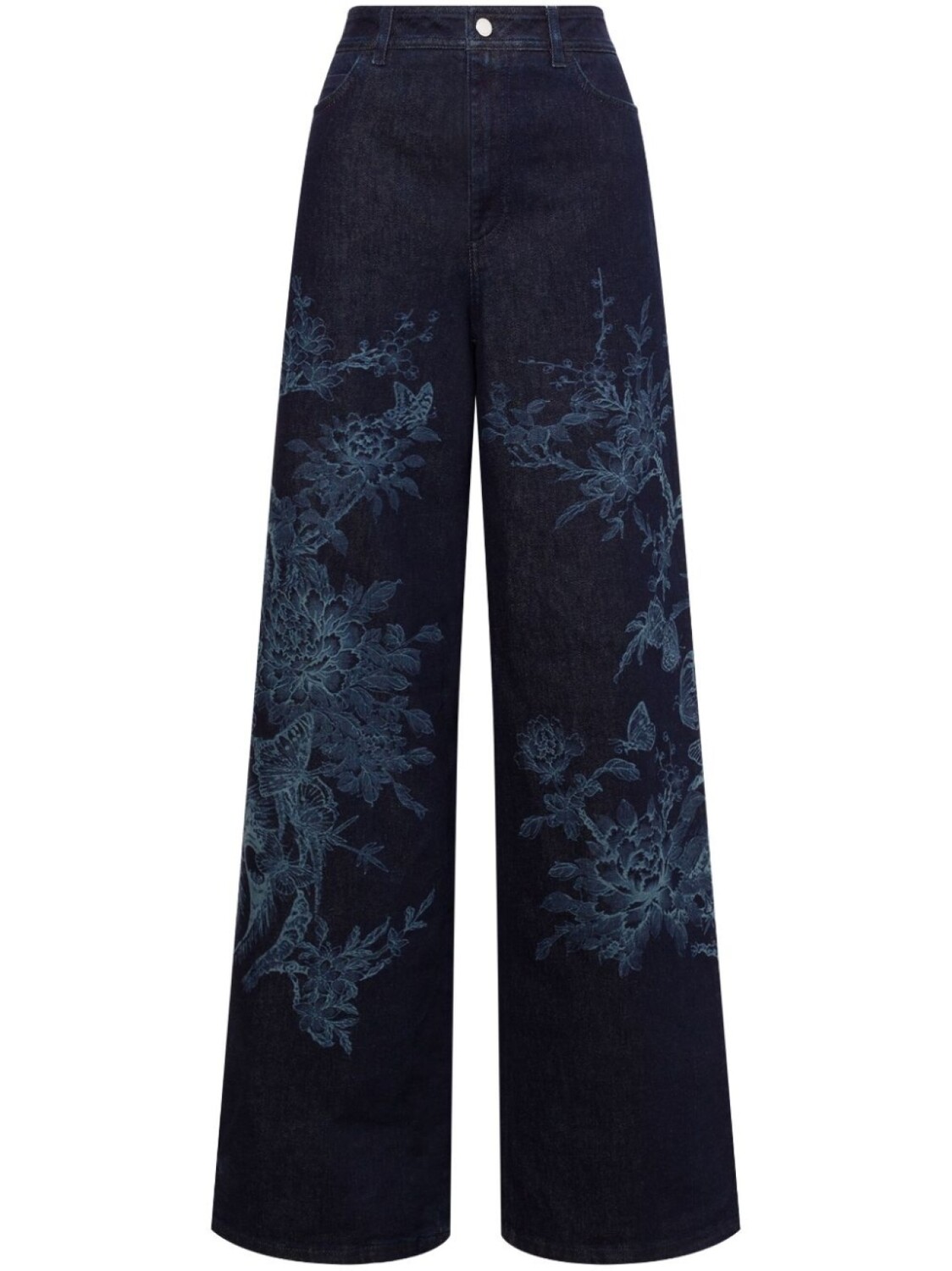 Джинсы с цветочным принтом Alberta Ferretti, синий
Джинсы с цветочным принтом Alberta Ferretti, синий