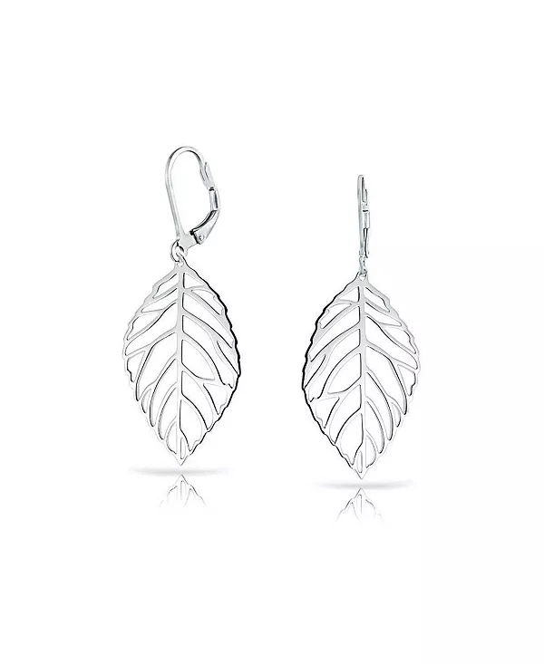 Легкие серьги-подвески с открытыми листьями и перьями в стиле «Трайн-нэйчер» из стерлингового серебра Bling Jewelry, grey
Легкие серьги-подвески с открытыми листьями и перьями в стиле «Трайн-нэйчер» из стерлингового серебра Bling Jewelry, grey