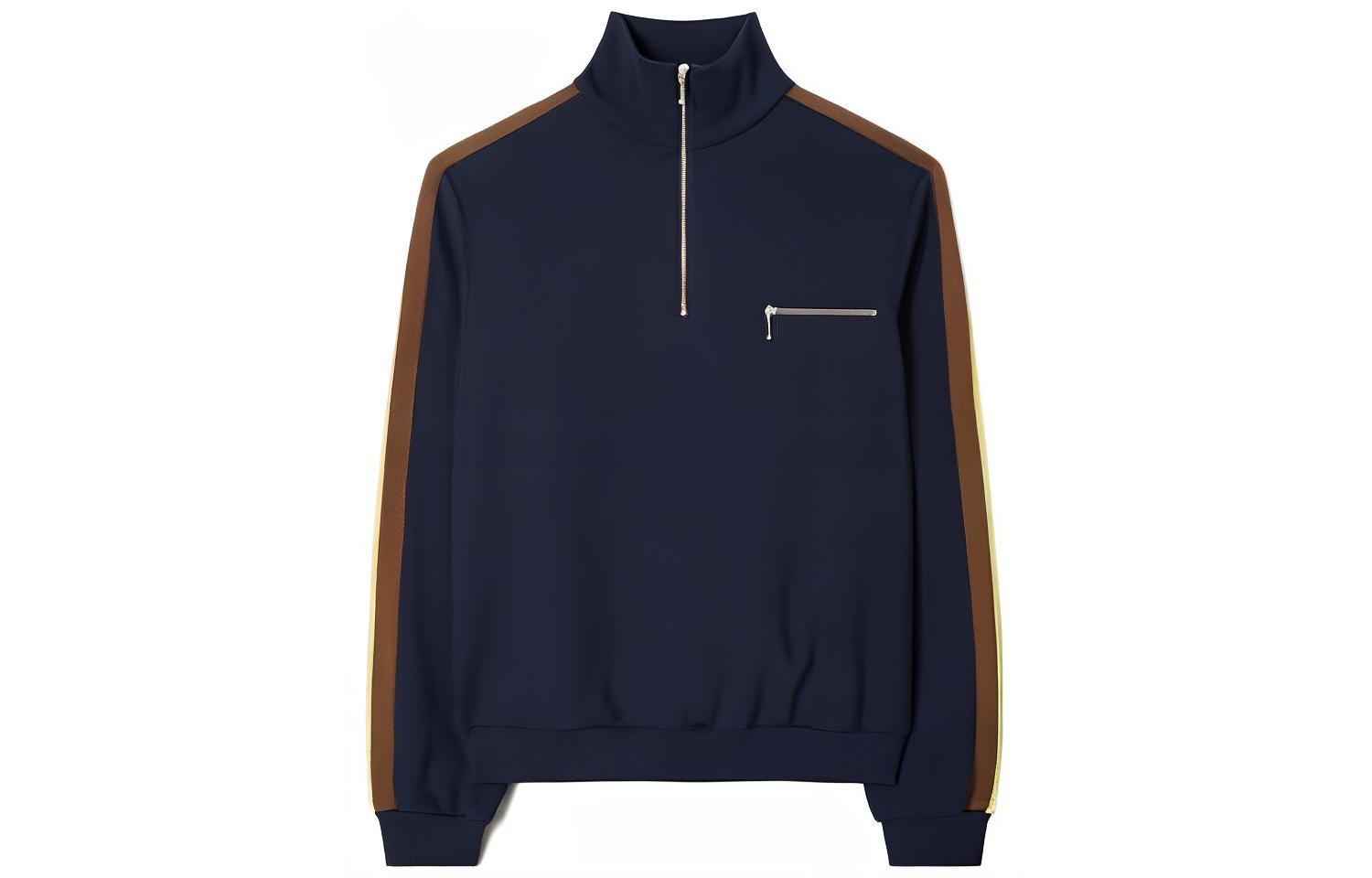 Полузастегивающийся трикотажный топ TORY BURCH, Темно-синий
Полузастегивающийся трикотажный топ TORY BURCH, Темно-синий