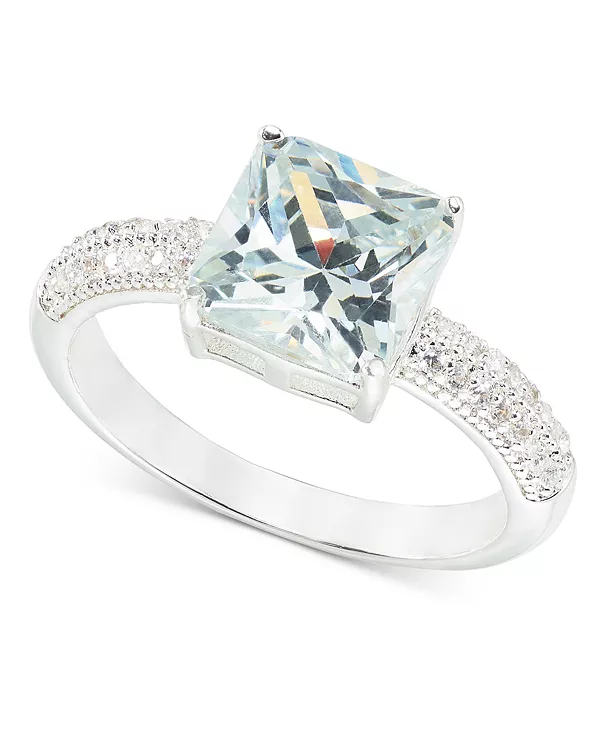 Кольцо с посеребренным кубическим цирконием, созданное для Macy's Charter Club, silver
Кольцо с посеребренным кубическим цирконием, созданное для Macy's Charter Club, silver