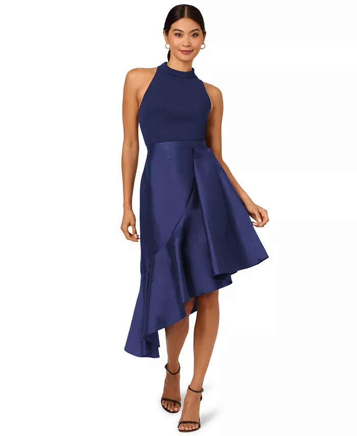 Женское платье с оборками из комбинированных материалов Adrianna Papell, черный
Женское платье с оборками из комбинированных материалов Adrianna Papell, черный