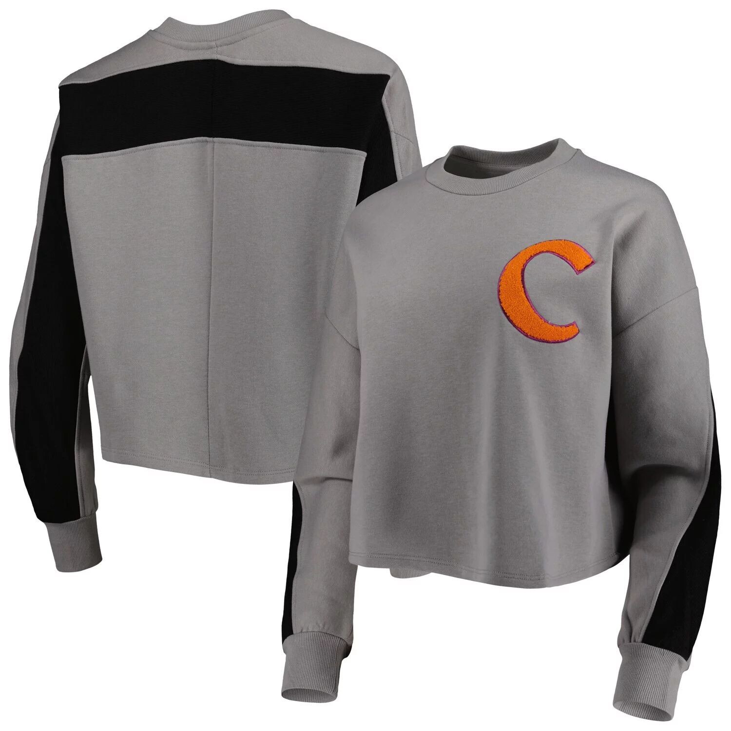 Женский серый пуловер с цветными блоками Gameday Couture Clemson Tigers Back To Reality, толстовка
Женский серый пуловер с цветными блоками Gameday Couture Clemson Tigers Back To Reality, толстовка
