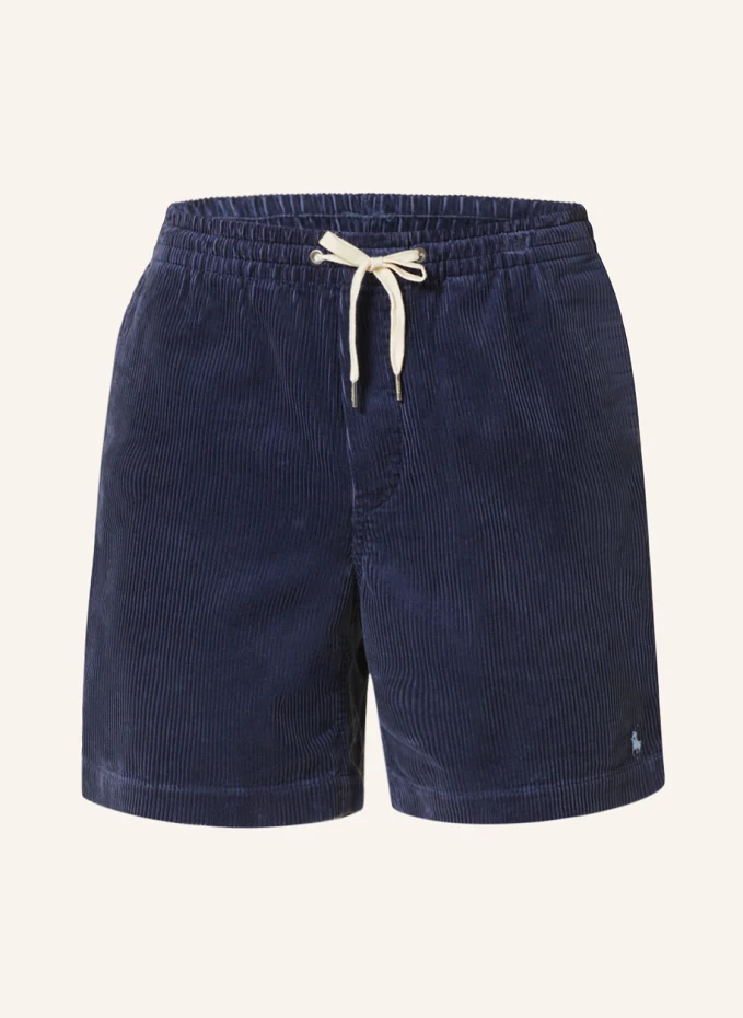 Вельветовые шорты классического кроя Polo Ralph Lauren, синий 
Вельветовые шорты классического кроя Polo Ralph Lauren, синий