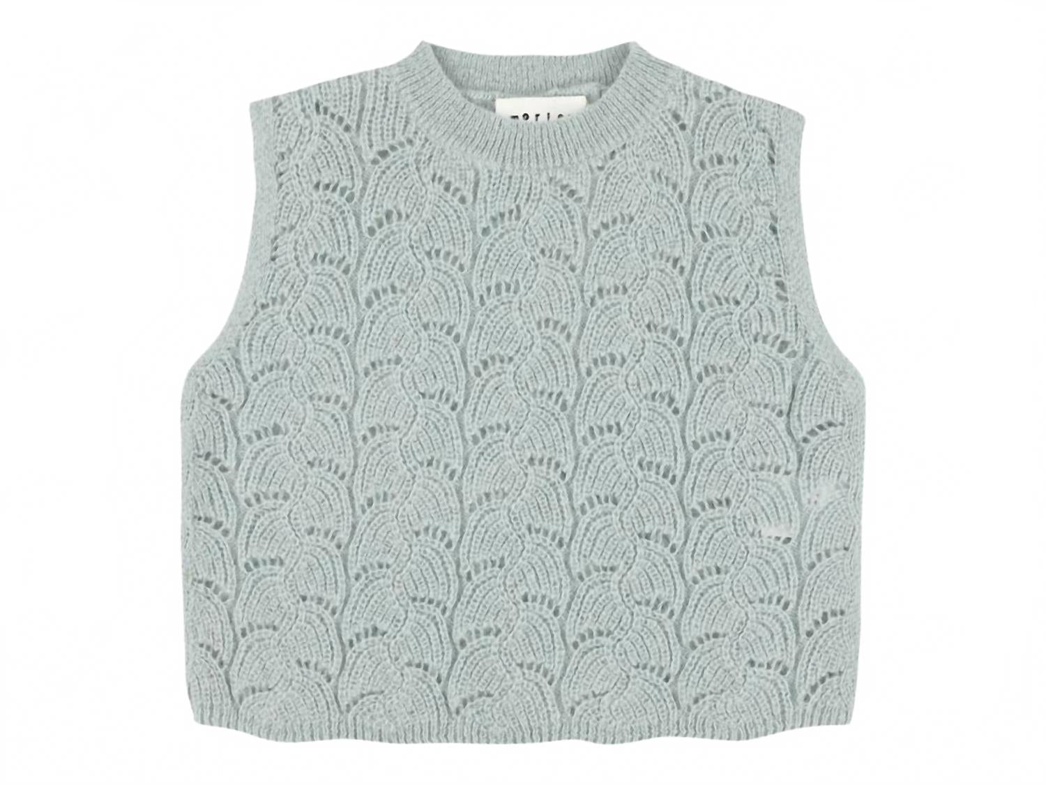 Детский вязаный жилет Spencer от Timor в бледно-голубом цвете Morley
Детский вязаный жилет Spencer от Timor в бледно-голубом цвете Morley