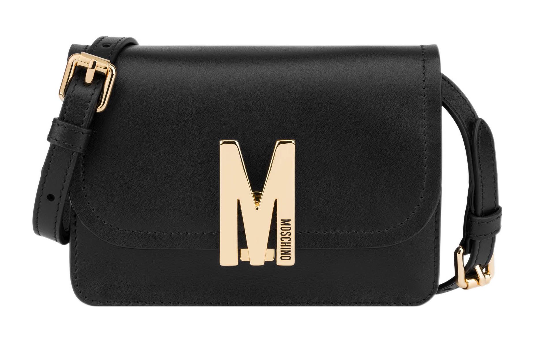 Moschino Кожаная сумка через плечо, женская маленькая сумка, черная
Moschino Кожаная сумка через плечо, женская маленькая сумка, черная