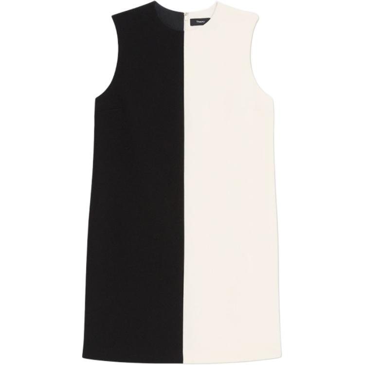 THEORY Платье без рукавов женское черно-белое ANW
THEORY Платье без рукавов женское черно-белое ANW