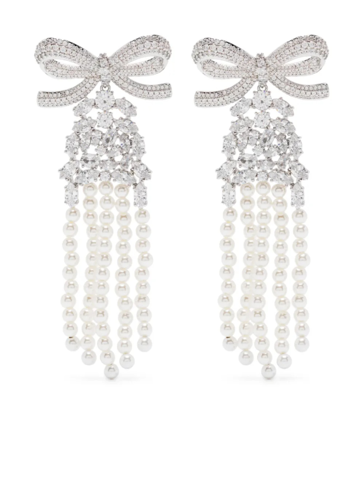 Self-Portrait серьги с кристаллами и жемчугом, серебряный
Self-Portrait серьги с кристаллами и жемчугом, серебряный