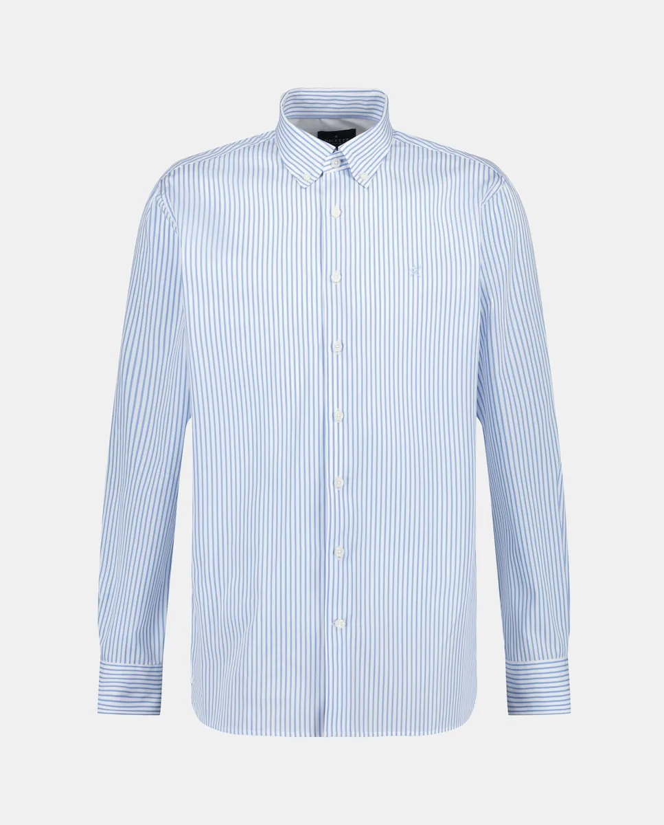 Мужская рубашка классического кроя в полоску Bengal Hackett, синий
Мужская рубашка классического кроя в полоску Bengal Hackett, синий