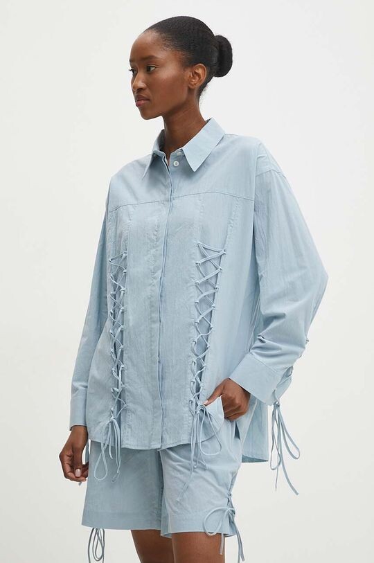 Хлопковая рубашка Answear Lab, синий
Хлопковая рубашка Answear Lab, синий
