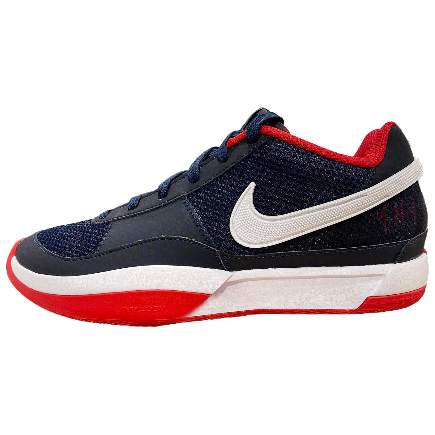 Баскетбольные кроссовки Ja 1 мужские низкие синие/белые/красные Nike
Баскетбольные кроссовки Ja 1 мужские низкие синие/белые/красные Nike