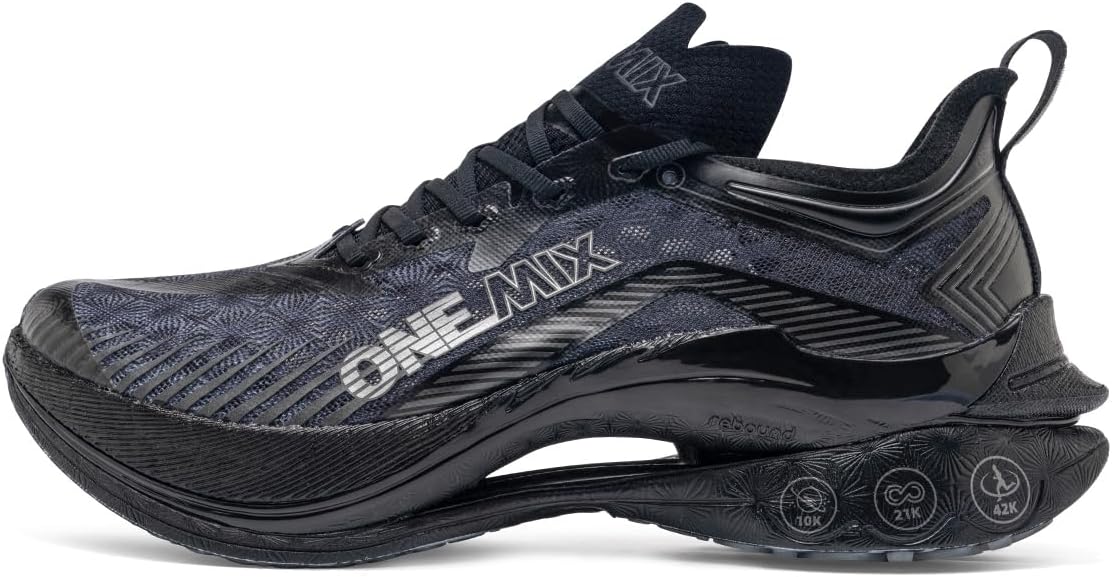 Кроссовки для марафонского бега ONEMIX T700 с углеродной пластиной для мужчин, профессиональные, стабильные, с амортизацией, сверхлегкие, с высокой отдачей, черный
Кроссовки для марафонского бега ONEMIX T700 с углеродной пластиной для мужчин, профессиональные, стабильные, с амортизацией, сверхлегкие, с высокой отдачей, черный