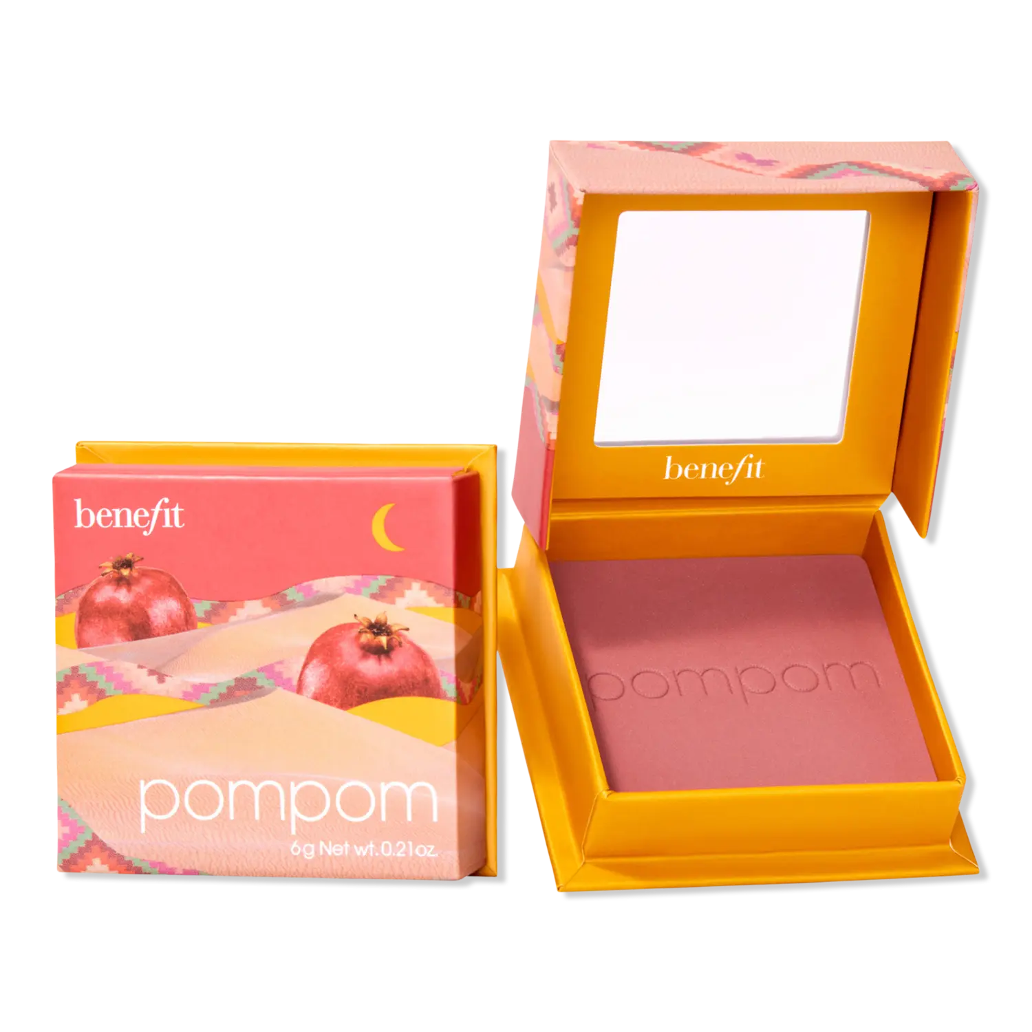 Шелковисто-мягкие пудровые румяна Benefit Cosmetics, PomPom (pomegranate rose)
Шелковисто-мягкие пудровые румяна Benefit Cosmetics, PomPom (pomegranate rose)