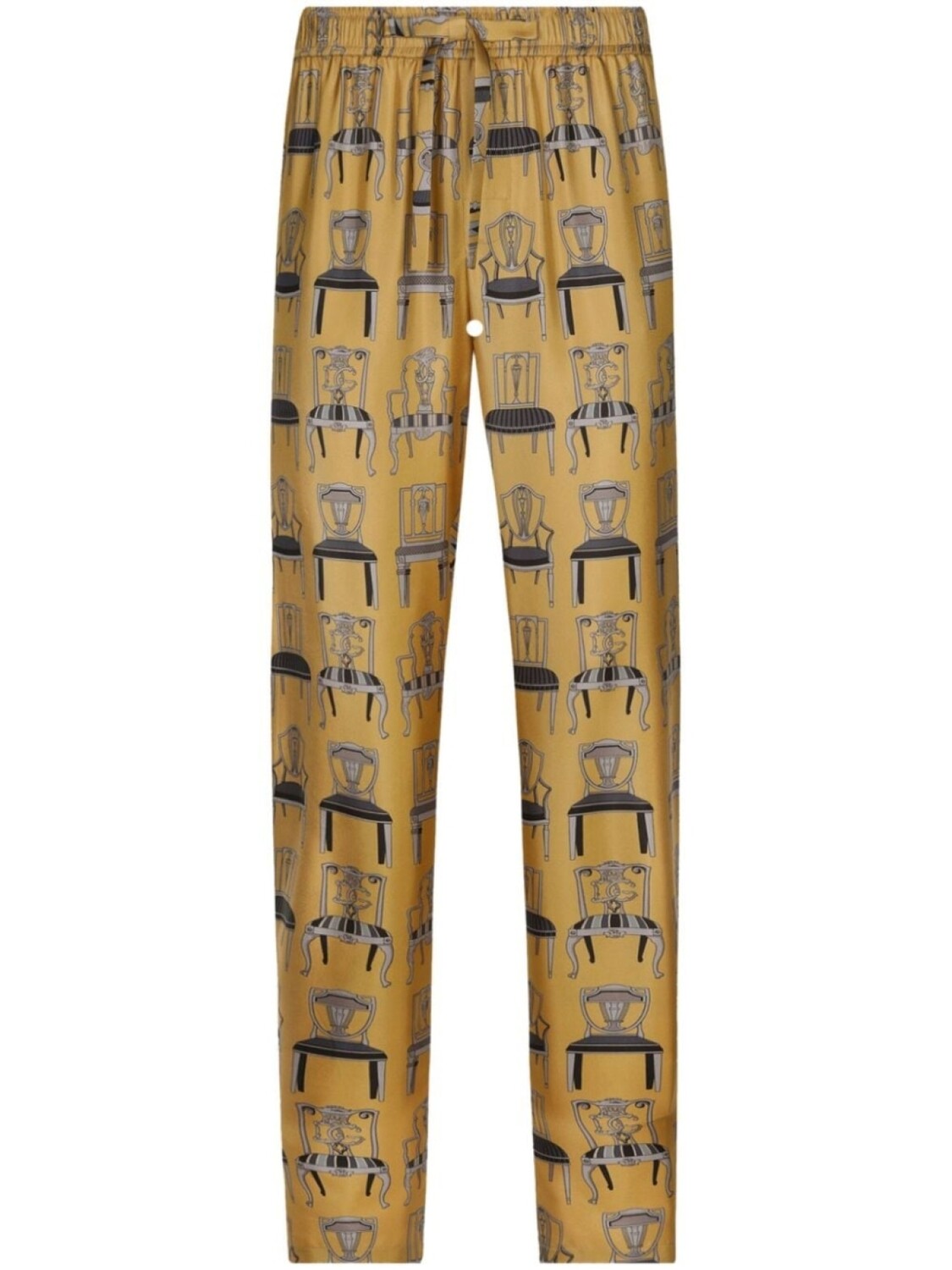 Dolce & Gabbana шелковые брюки с графичным принтом, желтый
Dolce & Gabbana шелковые брюки с графичным принтом, желтый