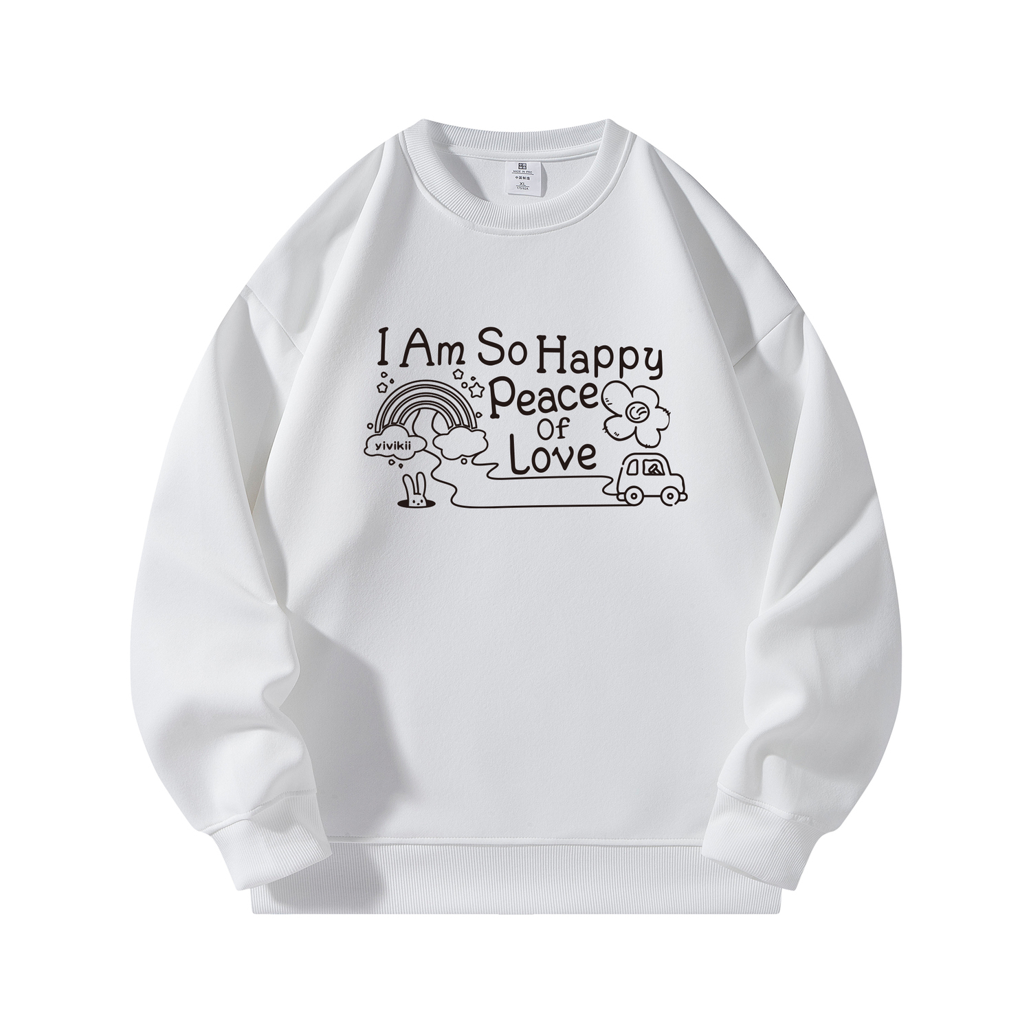 Свитшот женский YIVIKII, белый
Свитшот женский YIVIKII, белый