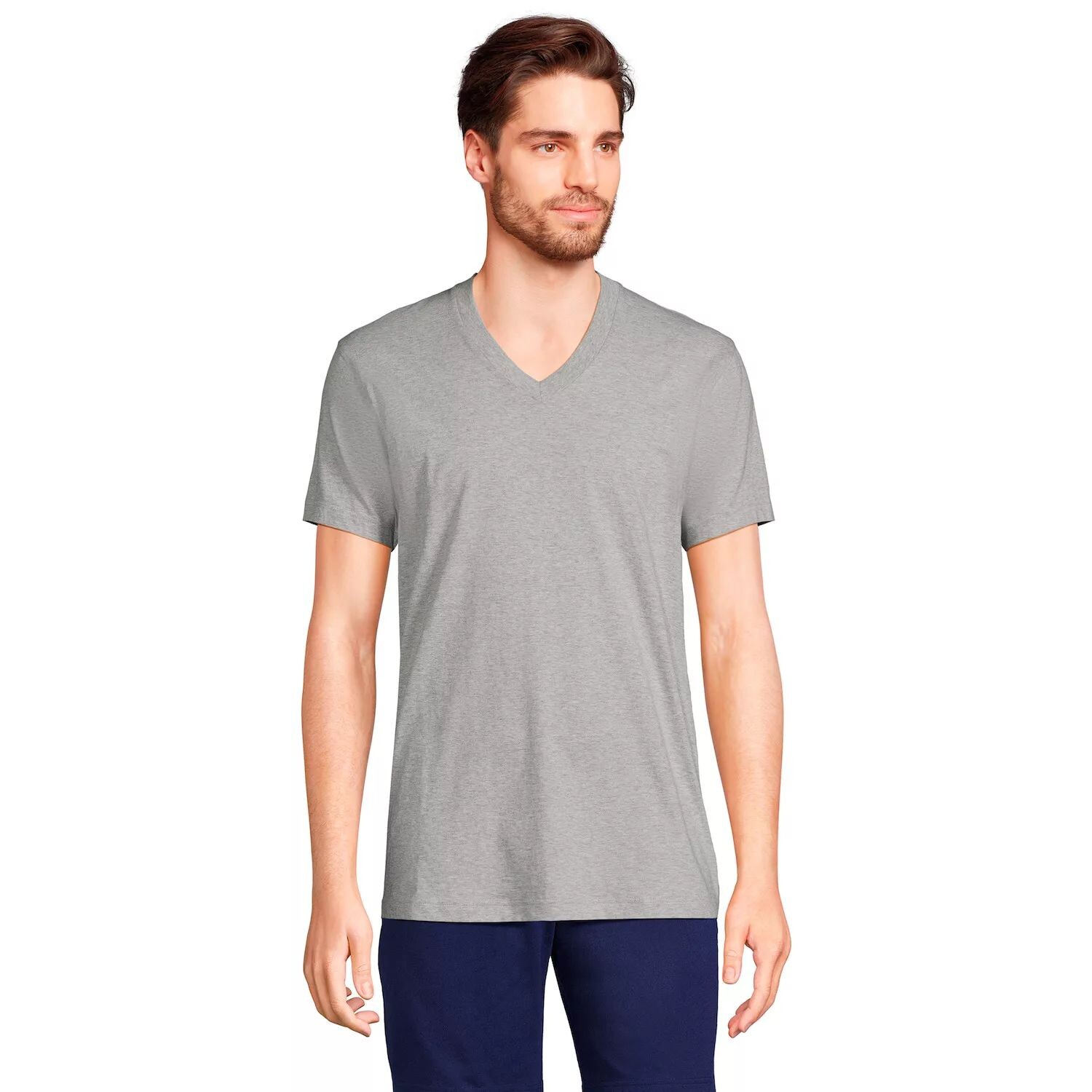 Мужская футболка Big & Tall (3 шт.) с v-образным вырезом Lands' End, белый
Мужская футболка Big & Tall (3 шт.) с v-образным вырезом Lands' End, белый