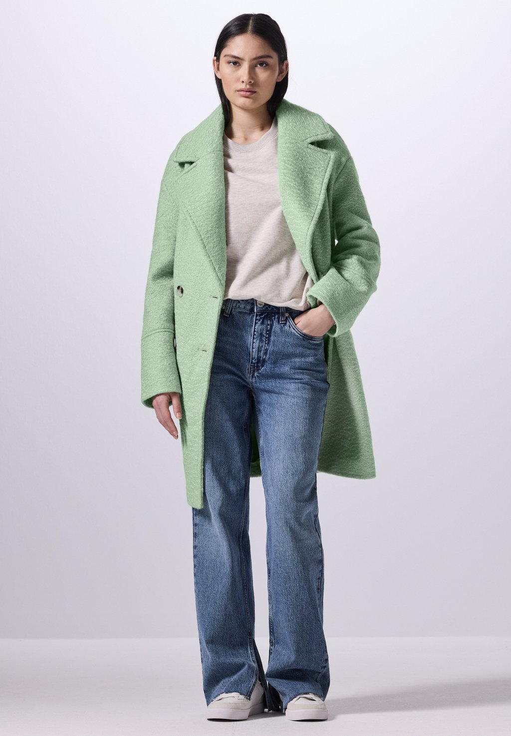 Классический пиджак Street One Studio, мятный 
Классический пиджак Street One Studio, мятный