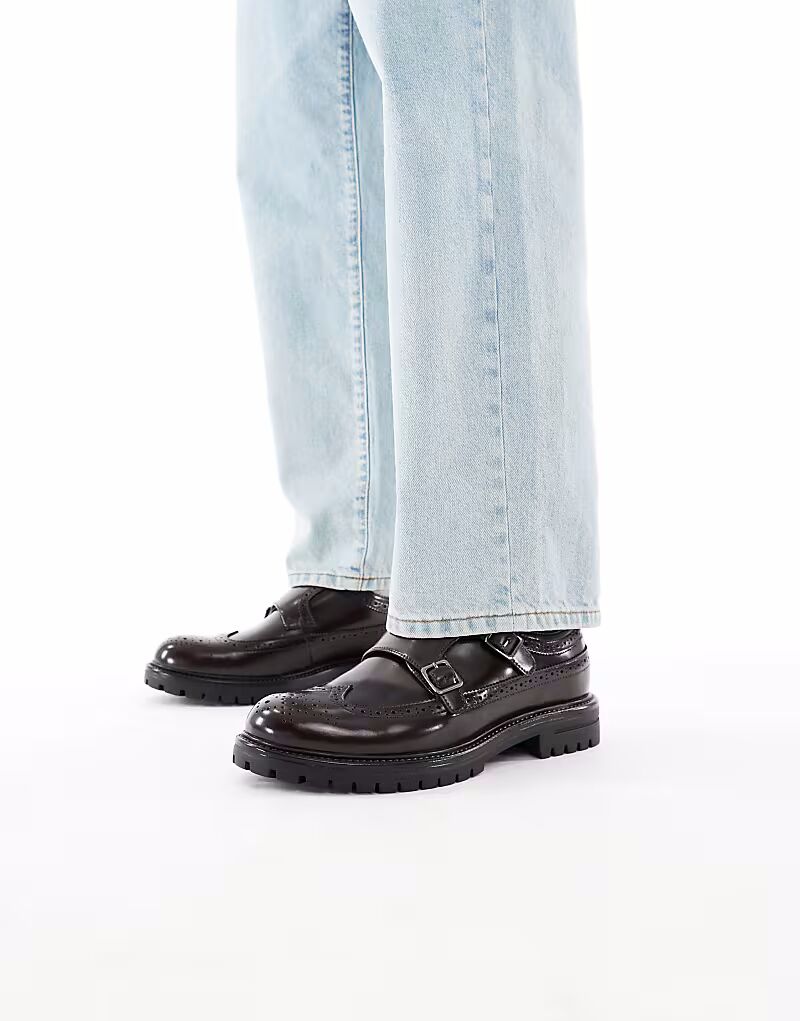 Туфли-броги Rumour из полированной кожи бордового цвета Schuh
Туфли-броги Rumour из полированной кожи бордового цвета Schuh