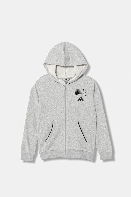 Детская толстовка Adidas, серый 
Детская толстовка Adidas, серый
