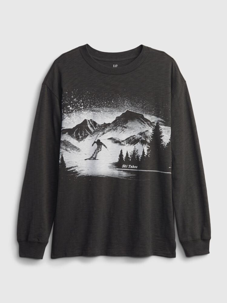 Детская футболка с принтом Gap, серый
Детская футболка с принтом Gap, серый