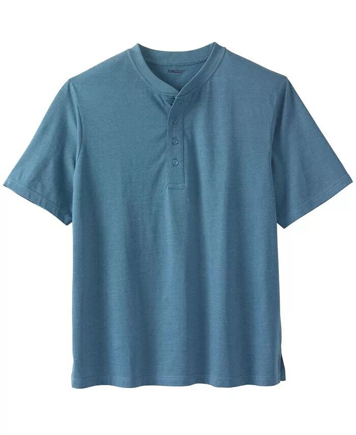 Легкая футболка на пуговицах Big & Tall без усадки KingSize, синий
Легкая футболка на пуговицах Big & Tall без усадки KingSize, синий