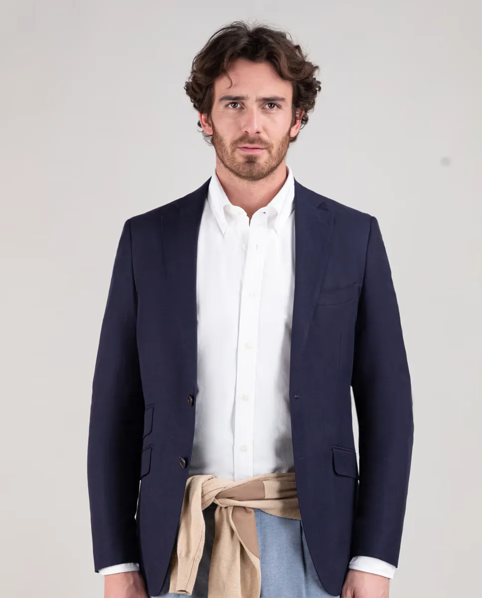 Мужской пиджак в стиле панама El Ganso, темно-синий 
Мужской пиджак в стиле панама El Ganso, темно-синий