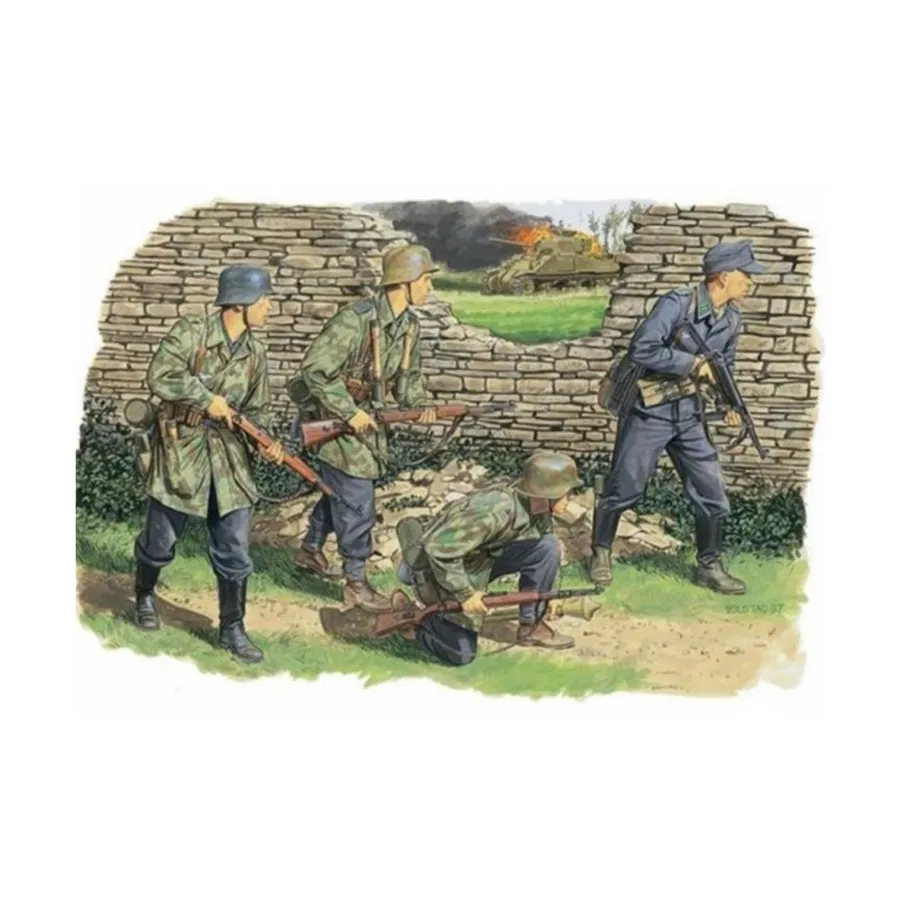 16-я полевая дивизия Люфтваффе (Нормандия, 1944 г.), Dragon Models - '39 to '45 Series - Germany (1:35)
16-я полевая дивизия Люфтваффе (Нормандия, 1944 г.), Dragon Models - '39 to '45 Series - Germany (1:35)