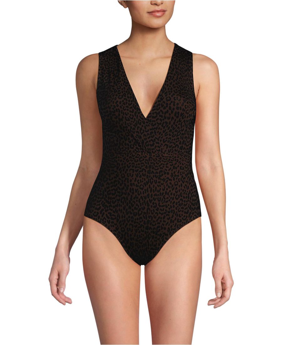 Женский слитный купальник с запахом и завязками на спине Lands' End, Brown leopard, Коричневый, Женский слитный купальник с запахом и завязками на спине Lands' End, Brown leopard
Женский слитный купальник с запахом и завязками на спине Lands' End, Brown leopard, Коричневый, Женский слитный купальник с запахом и завязками на спине Lands' End, Brown leopard