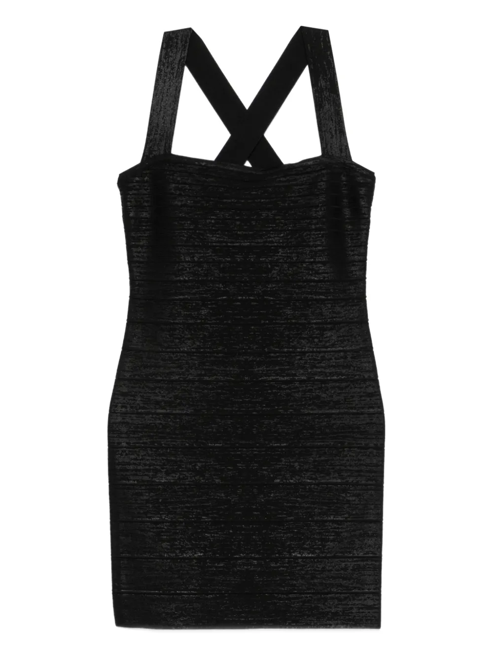 Платье с перекрещивающимися бретелями Hervé Léger, черный
Платье с перекрещивающимися бретелями Hervé Léger, черный
