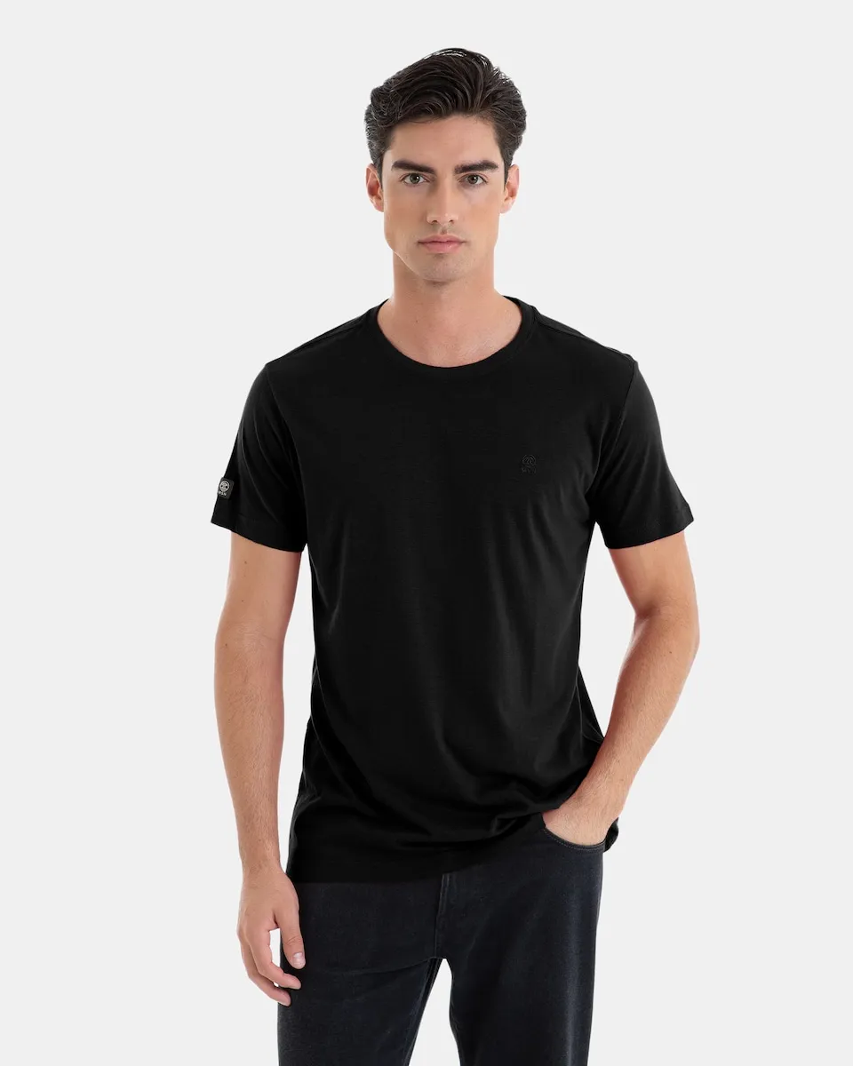 Мужская футболка из хлопка и модала Massana, черный
Мужская футболка из хлопка и модала Massana, черный