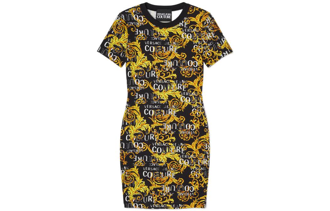 Мини-платье с принтом baroque VERSACE JEANS COUTURE, черный
Мини-платье с принтом baroque VERSACE JEANS COUTURE, черный