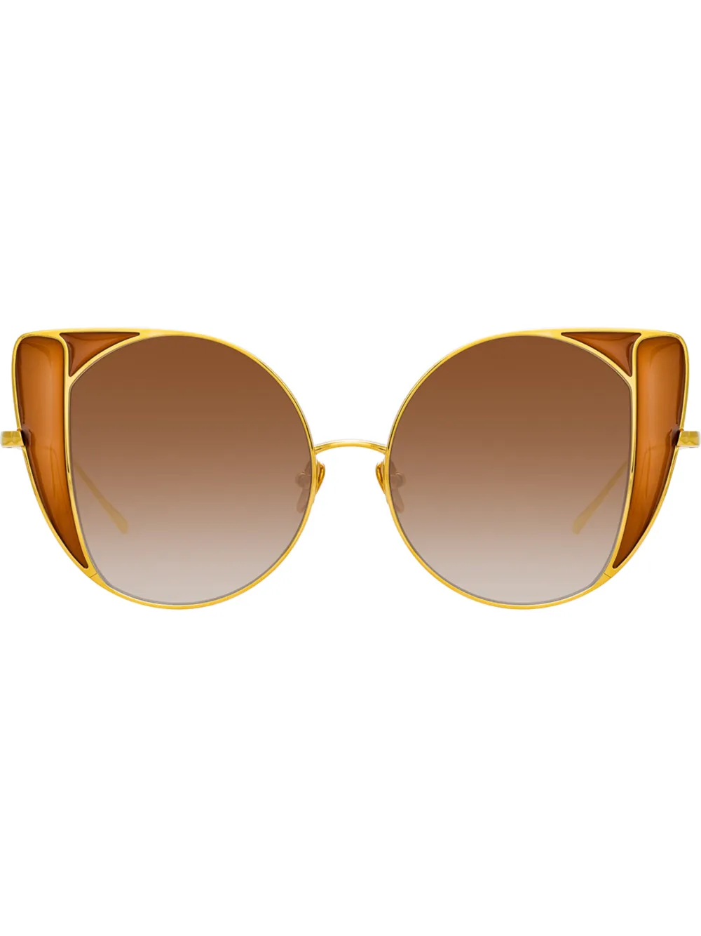 Солнцезащитные очки в оправе 'кошачий глаз' Linda Farrow, коричневый
Солнцезащитные очки в оправе 'кошачий глаз' Linda Farrow, коричневый