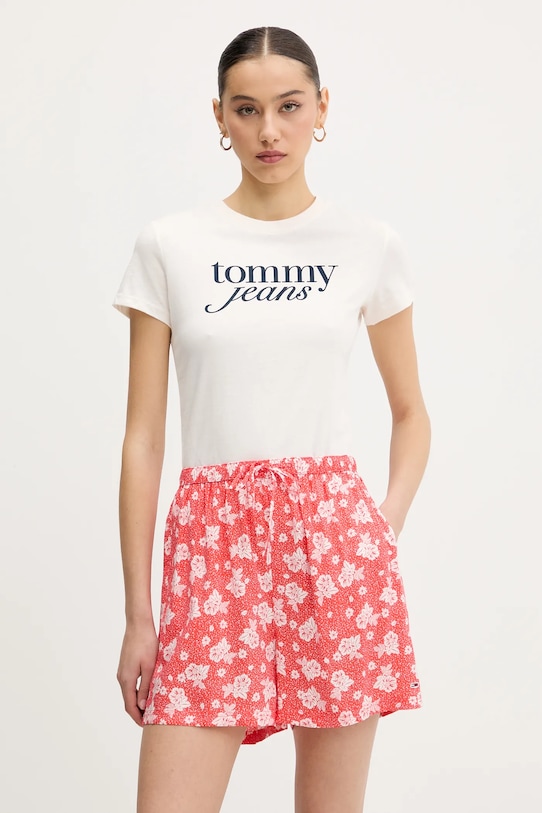 Хлопковая футболка Tommy Jeans, бежевый
Хлопковая футболка Tommy Jeans, бежевый