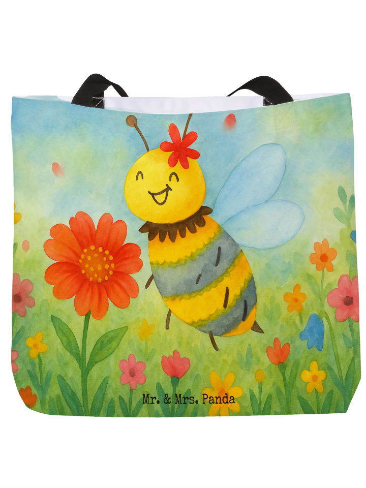 Сумка-шоппер с рисунком пчелы и цветов, без слогана, белого цвета Mr. & Mrs. Panda
Сумка-шоппер с рисунком пчелы и цветов, без слогана, белого цвета Mr. & Mrs. Panda