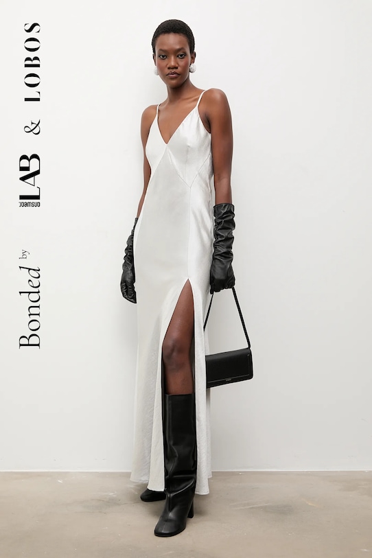 Платье bonded by & lobos Answear.LAB, серебряный
Платье bonded by & lobos Answear.LAB, серебряный