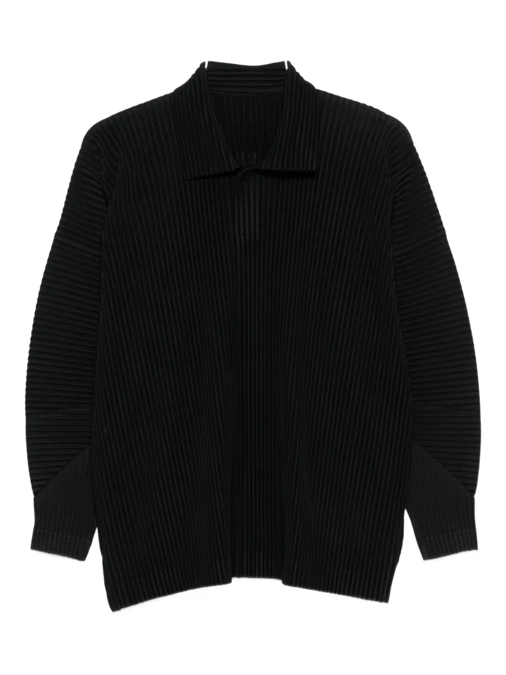 Плиссированная рубашка-поло Homme Plissé Issey Miyake, черный
Плиссированная рубашка-поло Homme Plissé Issey Miyake, черный