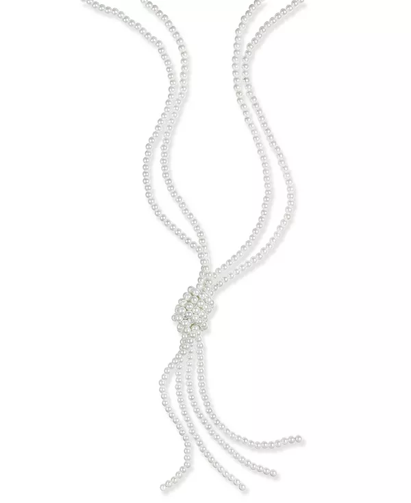 Ожерелье-Лариат с искусственным жемчугом, 28 дюймов + удлинитель 2 дюйма, создано для Macy's Charter Club, white
Ожерелье-Лариат с искусственным жемчугом, 28 дюймов + удлинитель 2 дюйма, создано для Macy's Charter Club, white