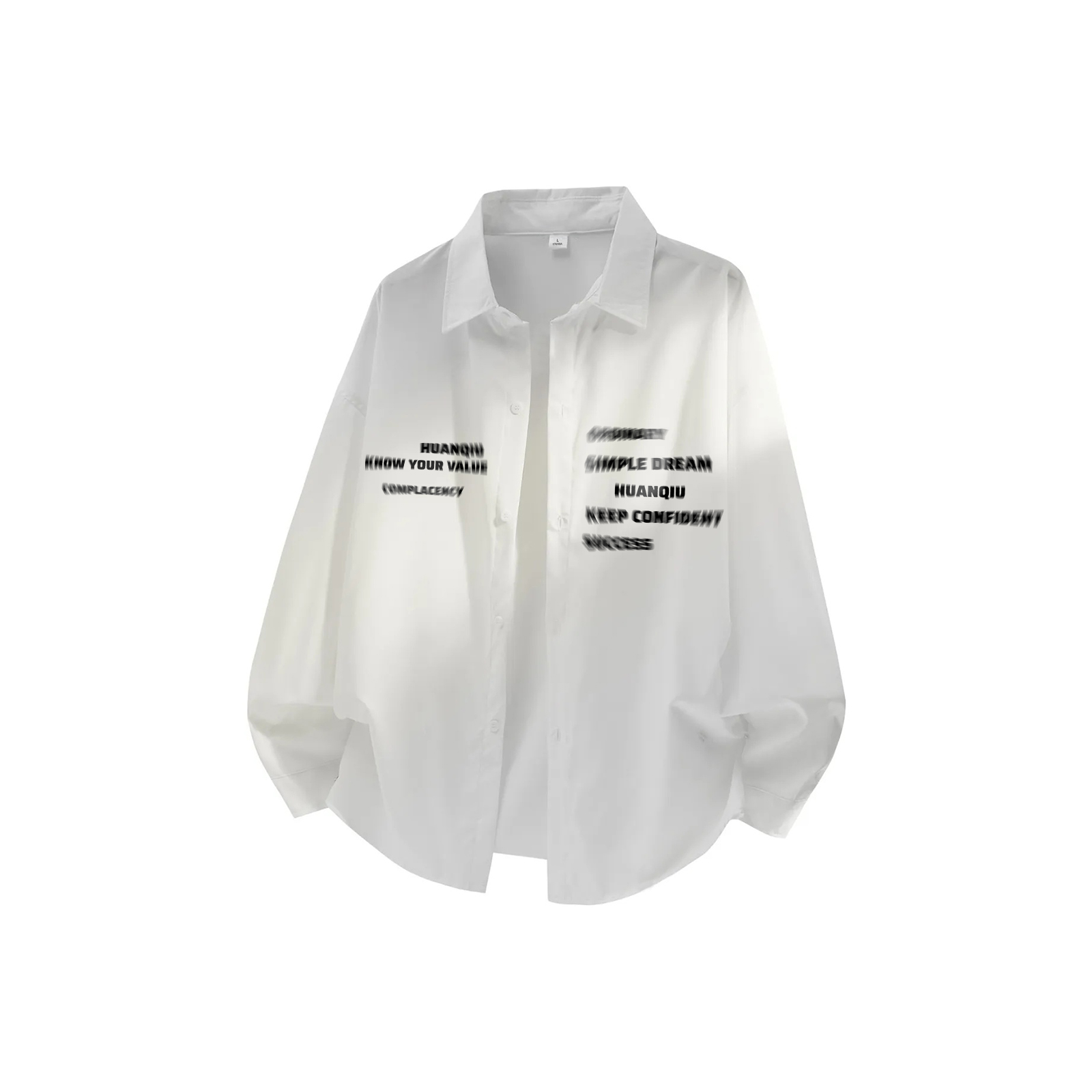 Рубашка Unisex Lapel Moderate HUANQIU, белый
Рубашка Unisex Lapel Moderate HUANQIU, белый