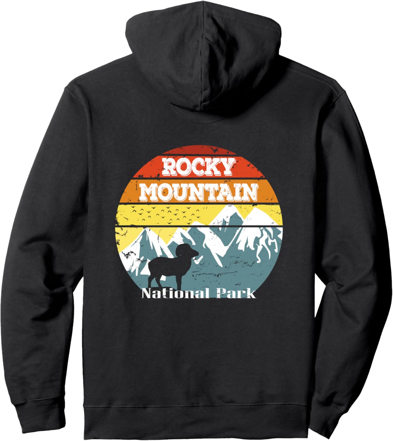 Национальный парк Скалистых гор США, Колорадо, толстовка с изображением рогатого барана Vanderlust, черный
Национальный парк Скалистых гор США, Колорадо, толстовка с изображением рогатого барана Vanderlust, черный