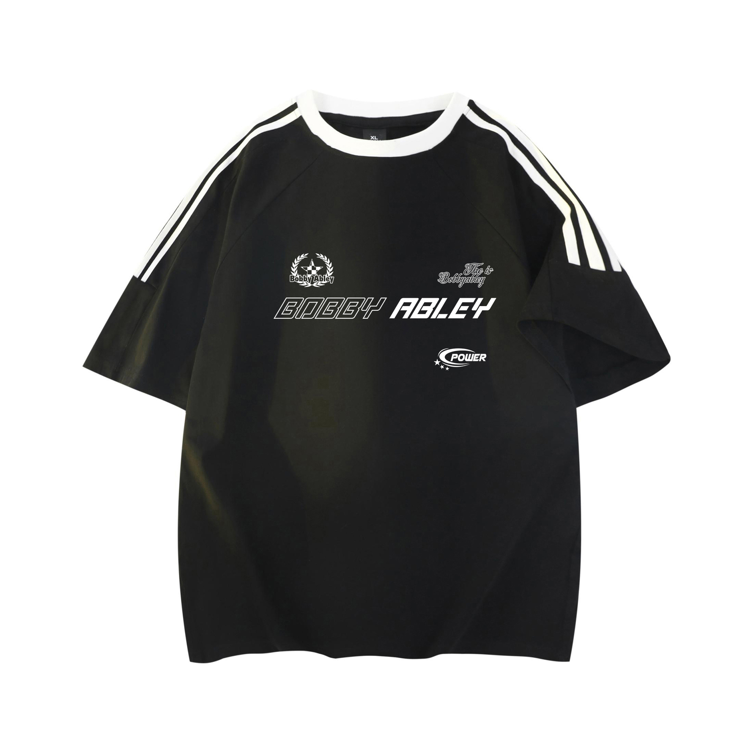 Футболка унисекс BOBBY ABLEY, черная в полоску
Футболка унисекс BOBBY ABLEY, черная в полоску
