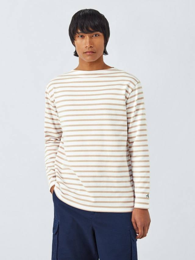 Хлопчатобумажная футболка в полоску с длинным рукавом обычного покроя Armor Lux, цвет Blanc/Cookie
Хлопчатобумажная футболка в полоску с длинным рукавом обычного покроя Armor Lux, цвет Blanc/Cookie