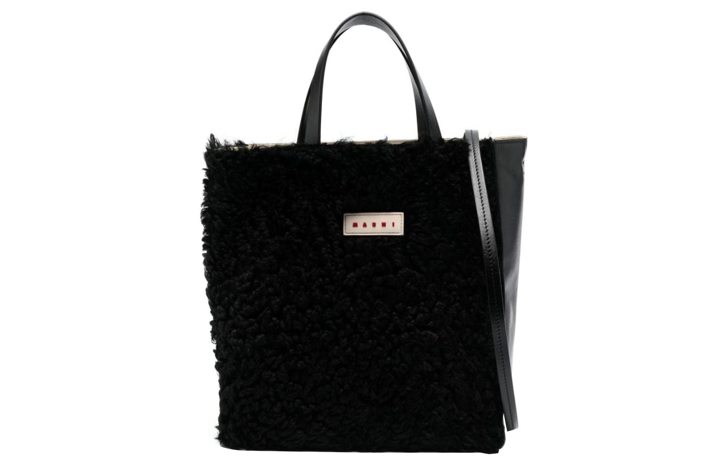 MARNI Сумка-тоут из шерсти с коровьей кожей, шоппер, сумка через плечо, кроссбоди, женская сумка черная
MARNI Сумка-тоут из шерсти с коровьей кожей, шоппер, сумка через плечо, кроссбоди, женская сумка черная