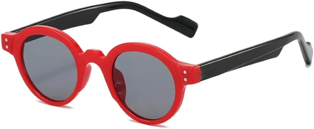 Круглые солнцезащитные очки контрастного цвета для женщин в стиле ретро с заклепками, панк, для мужчин с защитой от УФ-излучения UV400 UUPTTPL, Red Black Gray
Круглые солнцезащитные очки контрастного цвета для женщин в стиле ретро с заклепками, панк, для мужчин с защитой от УФ-излучения UV400 UUPTTPL, Red Black Gray
