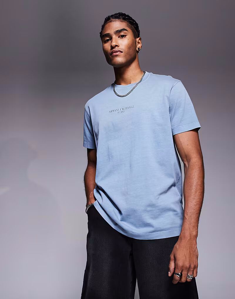 Футболка светло-голубого цвета Armani Exchange, Синий, Футболка светло-голубого цвета Armani Exchange
Футболка светло-голубого цвета Armani Exchange, Синий, Футболка светло-голубого цвета Armani Exchange