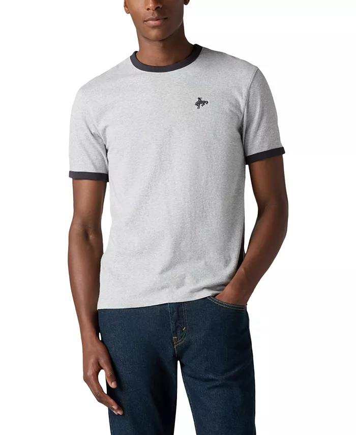 Мужская футболка с коротким рукавом классического кроя в ретро-стиле с вышивкой и контрастной отделкой Levi'S, серый
Мужская футболка с коротким рукавом классического кроя в ретро-стиле с вышивкой и контрастной отделкой Levi'S, серый