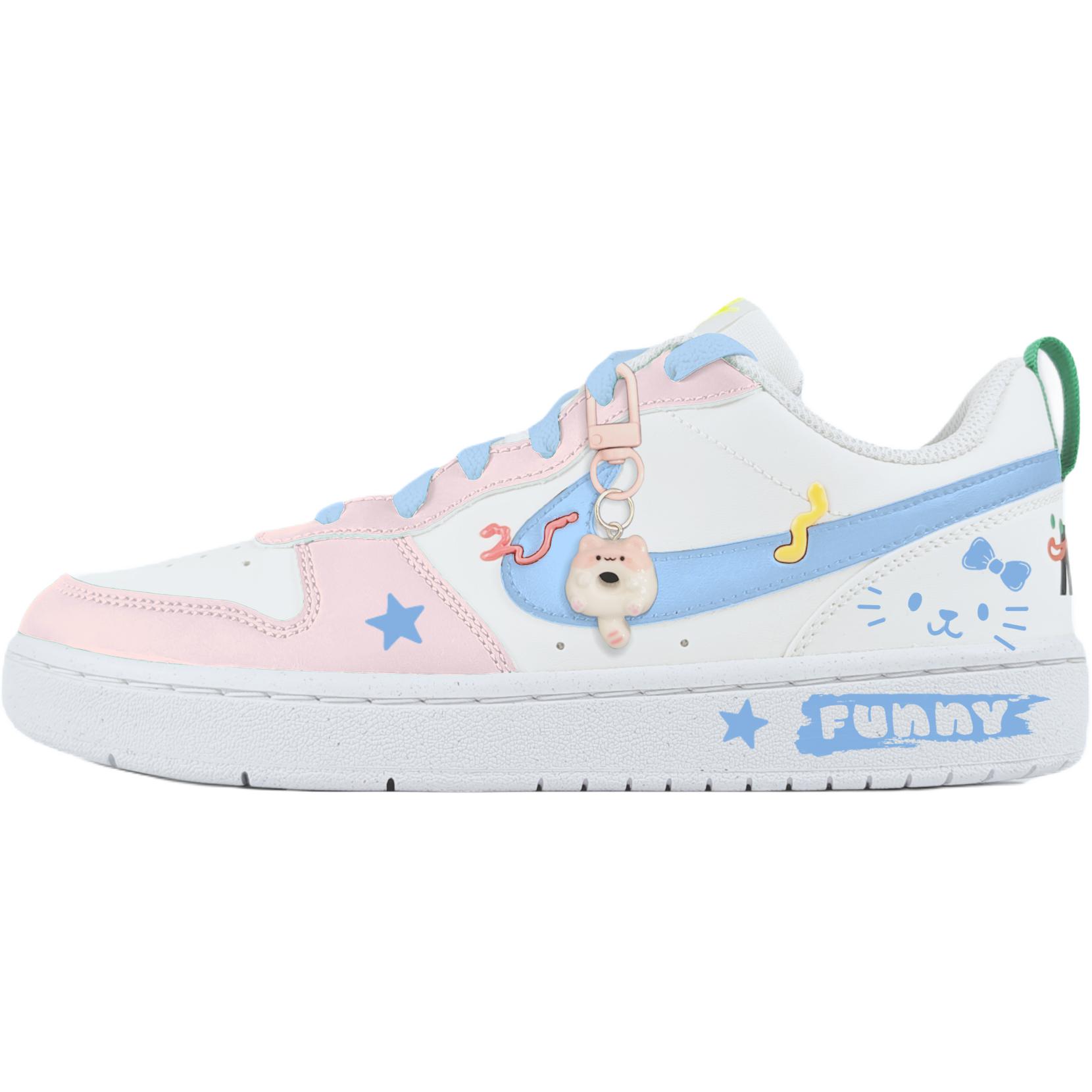 Nike Антискользящие износостойкие низкие детские скейтерские кеды Court Borough белые для подростков
Nike Антискользящие износостойкие низкие детские скейтерские кеды Court Borough белые для подростков